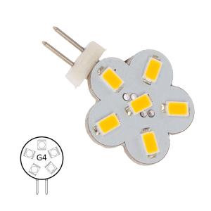LED G4 Premium 1.2W/130Lm/2700K, stift sida - 1