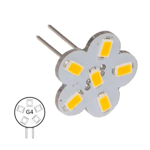 LED G4 Premium 1.2W/140Lm/4000K, stift bak - 1