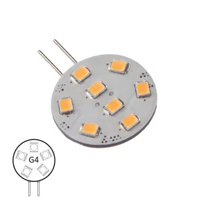 LED G4 Pro 1.2W/130Lm/2700K, stift sida - 1