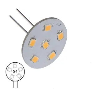 LED G4 Pro 1.0W/100Lm/4000K, stift bak - 1