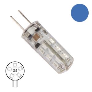 LED G4 OMNI 1.5W/40Lm/Blå, stift bak - 1