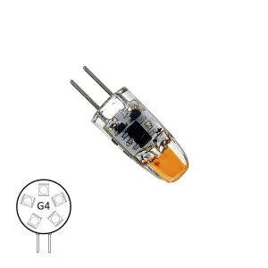 LED G4 OMNI 1.0W/120Lm/2700K, stift bak - 1