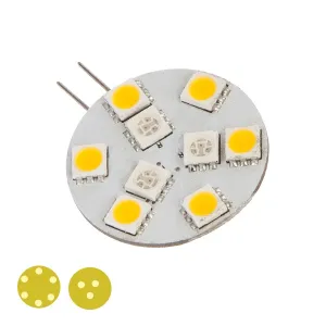 LED G4 dubbla färger, 0.6/1.4W, varmvit/varmvit, dimbar, stift sida - 1