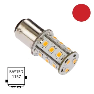 LED BaY15D Navigation 2.4W röd - 1