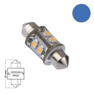 LED Spollampa Navigation 31mm 0.8W blå - 1