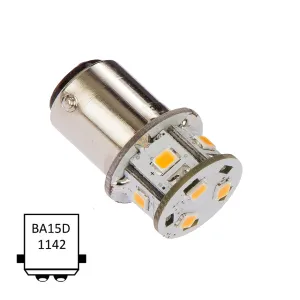 LED Ba15D 1.0W varmvit - 1