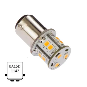 LED Ba15D 2.0W varmvit - 1