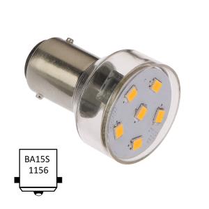 LED Ba15S 1.0W varmvit - 1