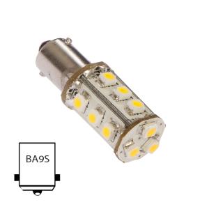 LED Ba9S 1.2W  varmvit - 1