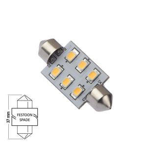 LED Spollampa 37mm 1.1W varmvit - 1