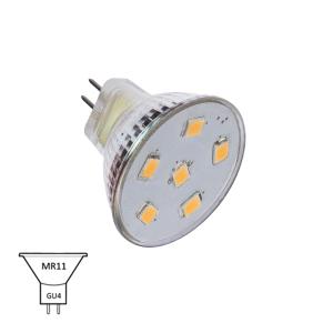 LED MR11 (GU4) 1.5W varmvit 120°, IP65 - 1