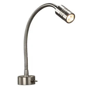 Läslampa Flex Reader 27cm med strömbrytare  1.7W varmvit - 1