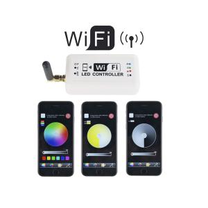 LED PWM Dimmer 12-24V 6A WiFi RGB - 1