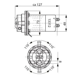 Bränslepump universal 12V sugpump - 2