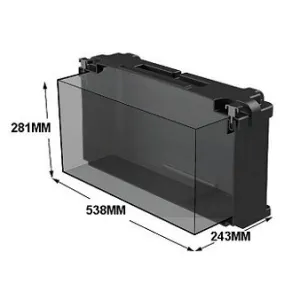 Batteribox 54x24x28cm - 2