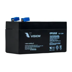 Batteri AGM 12V 1.2Ah Vision - 1