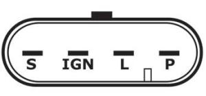 Generator 12V 95A (Regulator Clock 6:00) - 3