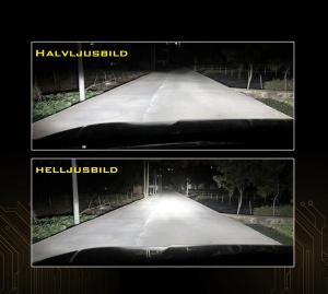 H4 LED WX 5800Lm Hel-halvljus - 8