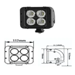 LED Lightbar 5tum Xtreme 40W Spot - 3