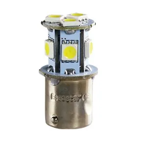 BA15s LED vit 24V 2-pack - 1