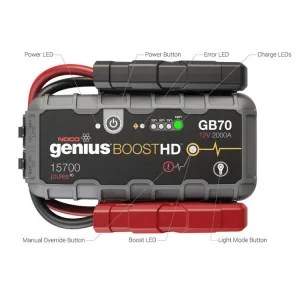 Booster Noco GB70 12V 2000A Litium - 3