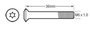 Skruv för solenoid - 1