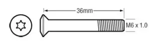 Skruv för solenoid - 1