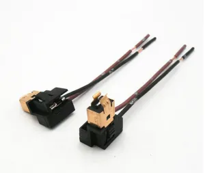 Lamphållare med kabel H1, H3 (2-polig) - 1