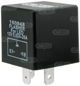 Blinkersrelä för led, 12V 0.2-20A - 1