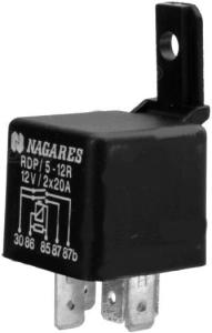 Relä 12V 2x20A - 1