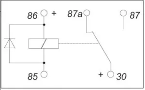 Relä switchande 12V 70A - 3