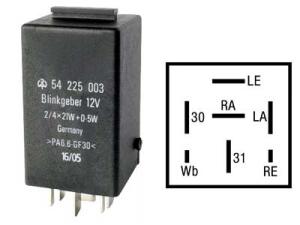 Blinkersrelä 12V - 1