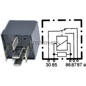 Minirelä växlande 12V 30/40A med resistor - 3