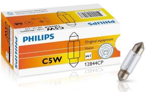 Glödlampa 12V 5W C5W spollampa 38mm Philips - 1