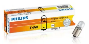 Glödlampa 12V T4W BA9s Philips - 1