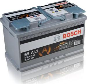 Batteri AGM 12V 80Ah, 800CCA Bosch - 1