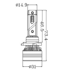 HB4-9006-HIR2 LED F3 10000Lm - 2