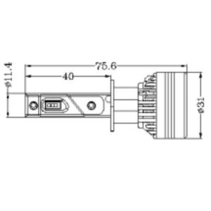 H1 LED F3 10000Lm - 2