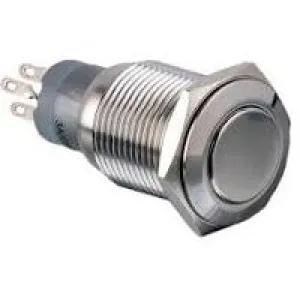 Tryckströmbrytare belyst IP67 Metall - 1