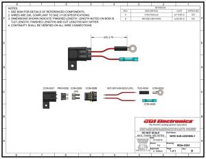 Sensorkabel till Balmar MC-614,618 regulator - 2