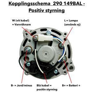 Generator 12V 120A (2-polig) - 7