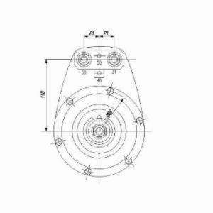 Startmotor 24V 6kW (2-polig) - 3