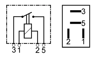 Microrelä 12V/25A - 2