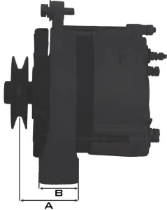 Generator 14V 65A, original Motorola - 2