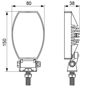 LED Work Light 15W Flood - 2