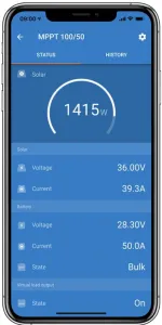 Laddningsregulator Smart Solar MPPT 150/50 Blutetooth - 2