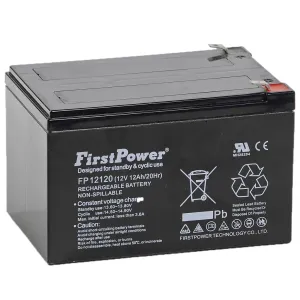 Batteri AGM 12V 12Ah - 1