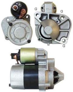 Startmotor 12V 1.0kW 8 Kuggar CW - 1