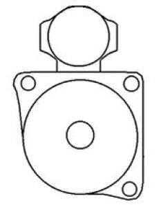 Startmotor 12V 1.7kW, original Mahle - 2