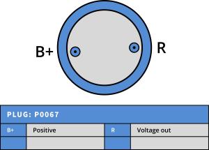 Generator 12V 65A, original Valeo - 3